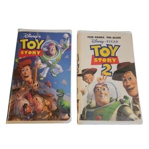 Disney Pixar Toy Story & Toy Story 2 (VHS Clamshell) Set of 2!!